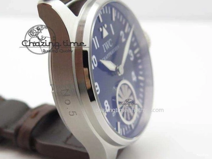 MIROTIME 0811 Reliable Big Pilot “Markus Buhler” IW5003 Turbine V6F Best Edition Blue Dial On Leather Strap A 7324